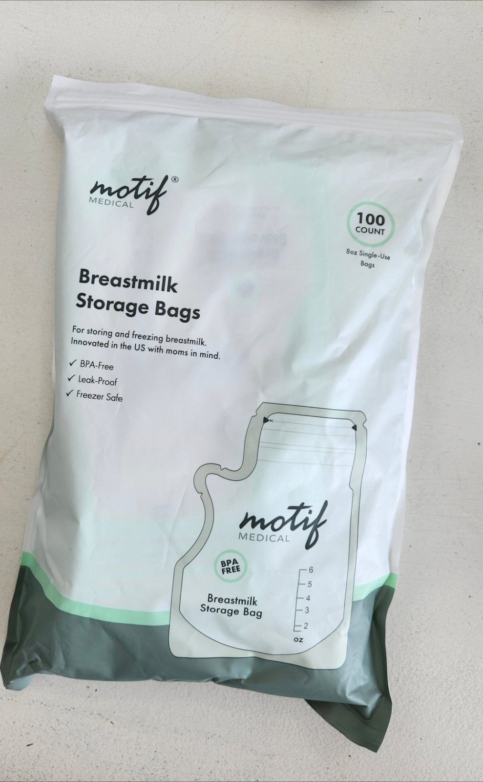 Motif Medical Breastmilk Storage Bags