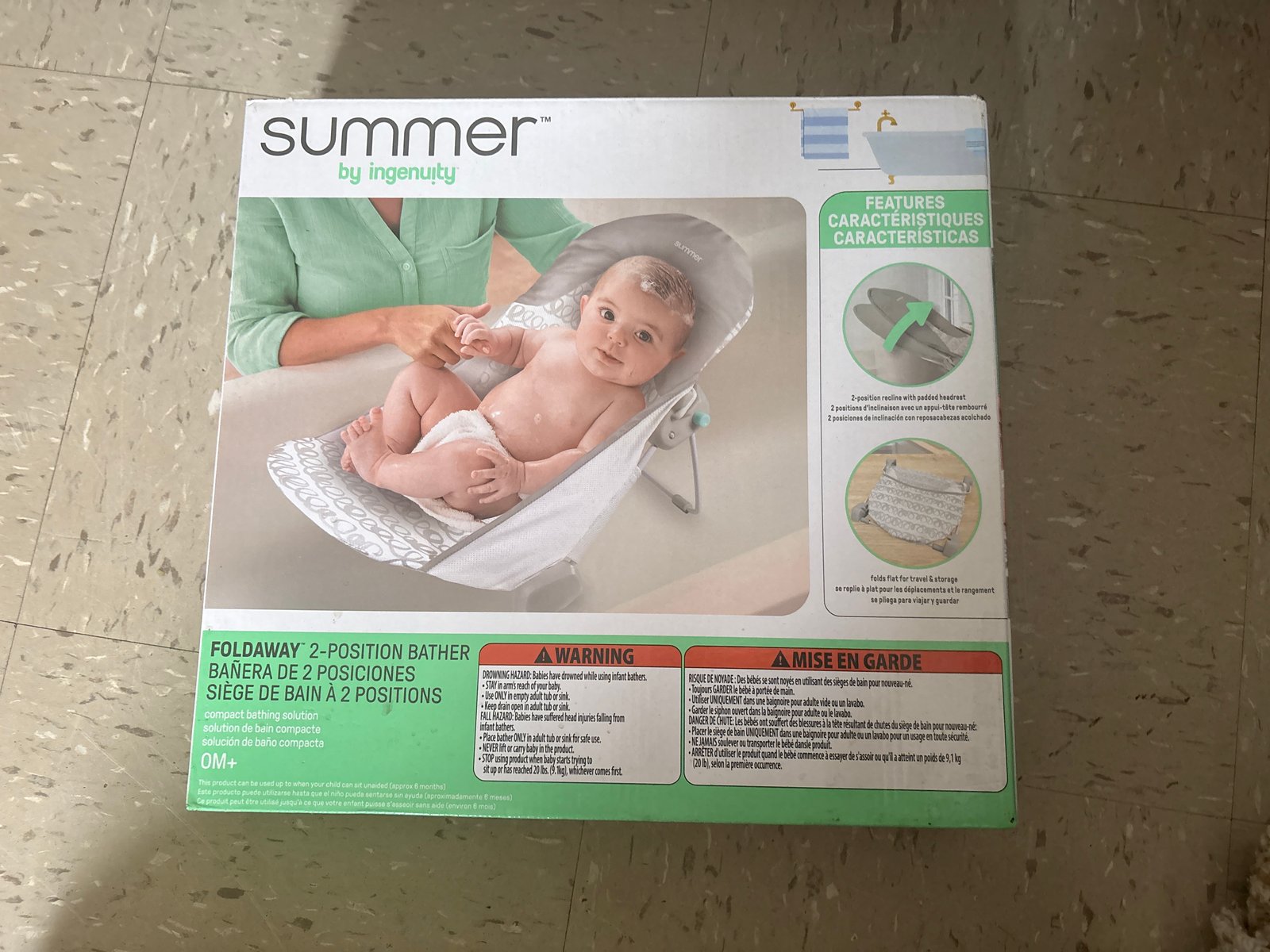 Summer by Ingenuity Foldaway 2-Position Bather